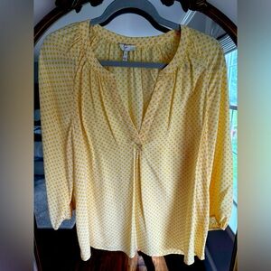 Joie 3/4 sleeve, 100% silk blouse. Size medium.